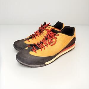 Merrell Catalyst Suede Mens Hiking Shoes Tan Red J000097 Size 11